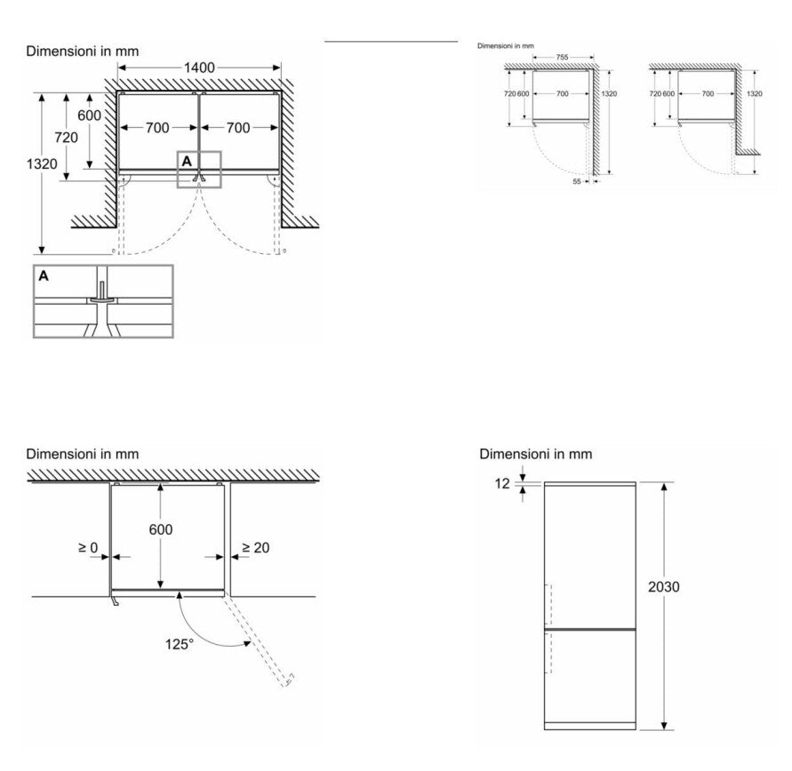 Bosch KGN497ICT fritstående kølefryseskab