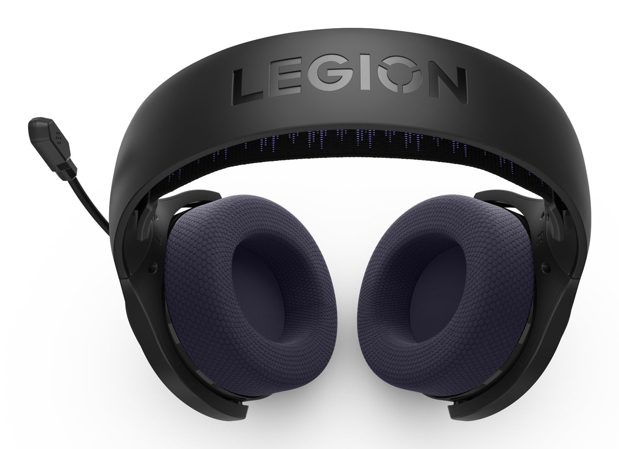 Lenovo Legion H410 Hovedtelefoner Trådløs Headset Spil USB Type-C Bluetooth Sort, Lilla