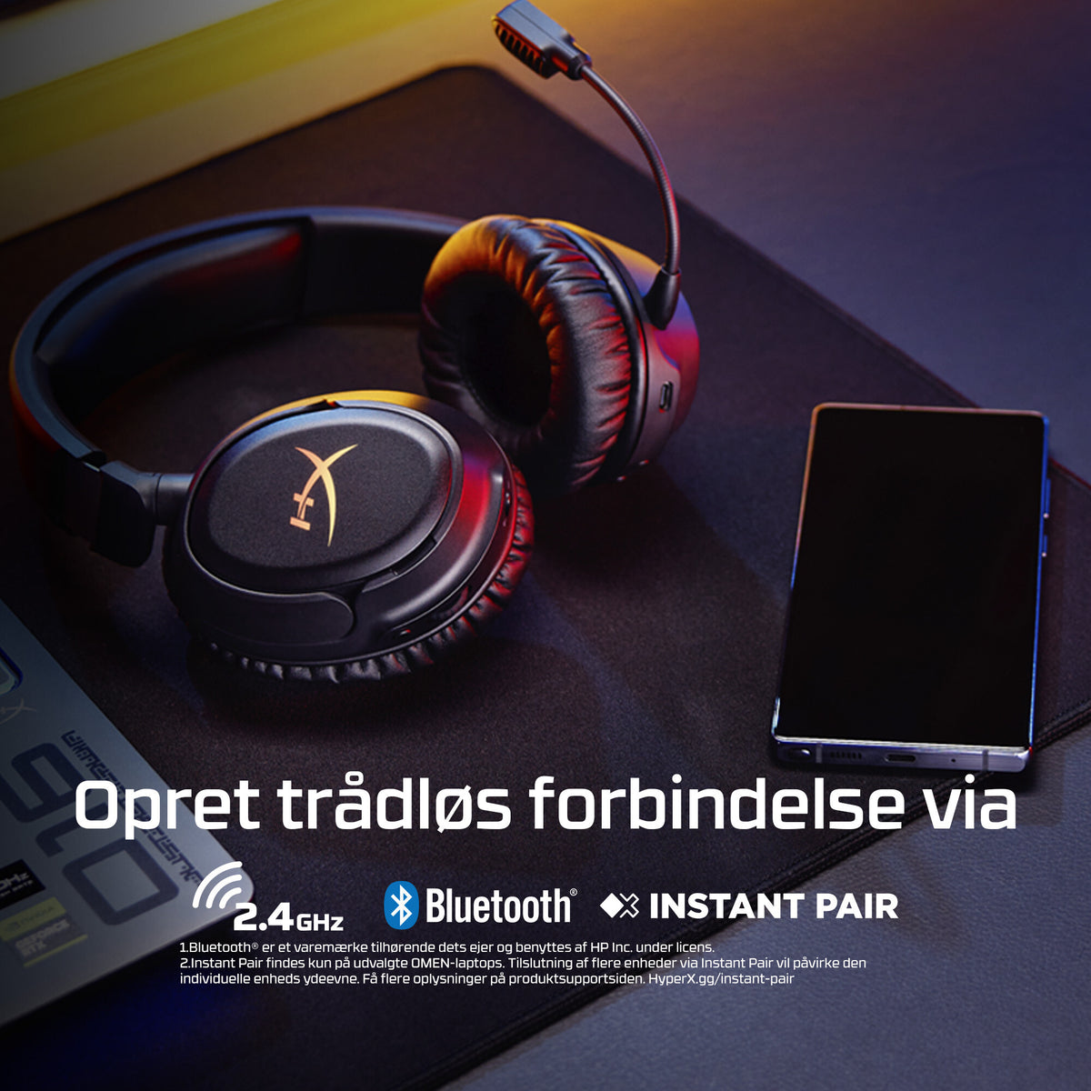HyperX Cloud Flight 2 - Wireless Gaming Headset (Black)
