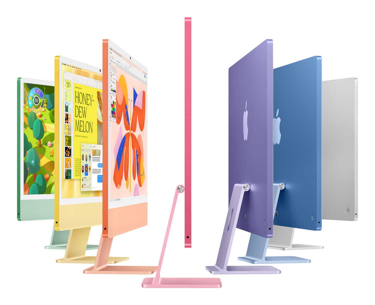Apple iMac Apple M M4 59,7 cm (23.5") 4480 x 2520 pixel All-in-One PC 16 GB 256 GB SSD macOS Sequoia Wi-Fi 6E (802.11ax) Sølv