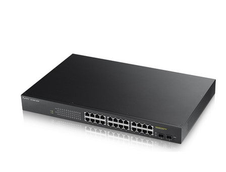 Zyxel GS1900-24HP Administreret Gigabit Ethernet (10/100/1000) 1U Sort