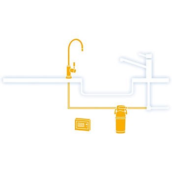 Brita 1004263 vandfilter Direkte strømning Hvid