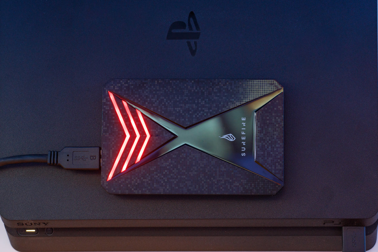 SureFire Gaming 512 GB Micro-USB B 3.2 Gen 1 (3.1 Gen 1) Sort, Grå