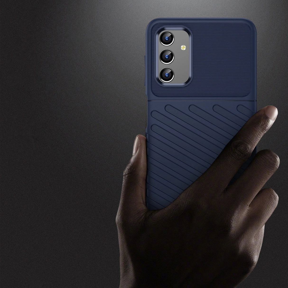 Thunder Case fleksibelt pansret cover til Samsung Galaxy A13 5G blå
