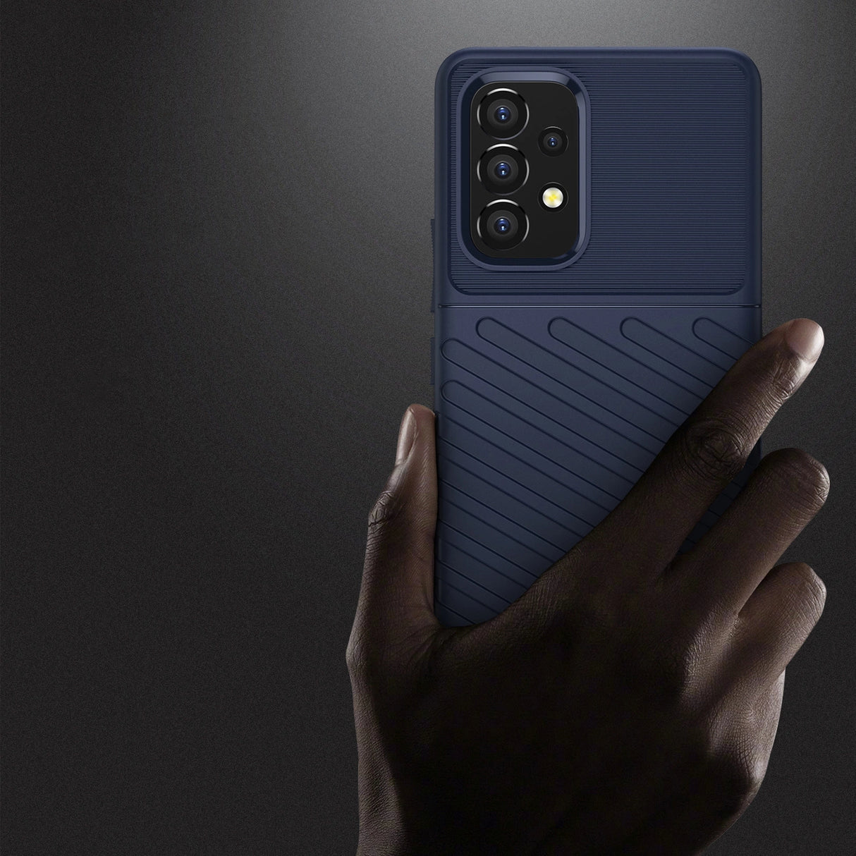 Thunder Case fleksibelt pansret cover til Samsung Galaxy A53 5G blå