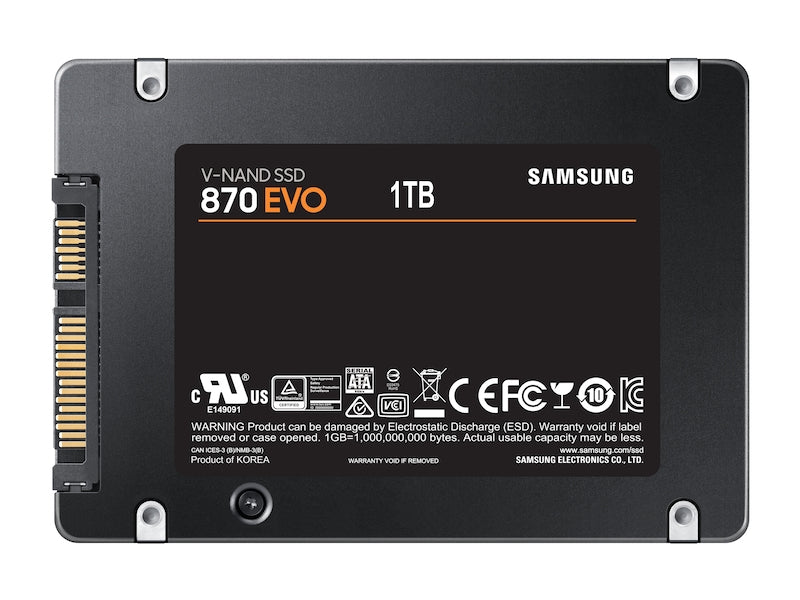 Samsung 870 EVO 2.5 SSD - 1TB