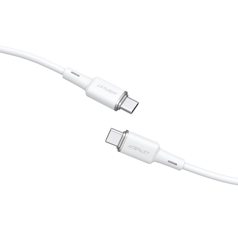 Acefast C2-03-CC USB-C - USB-C PD QC kabel 60W 3A 480Mb/s 1,2m - hvid