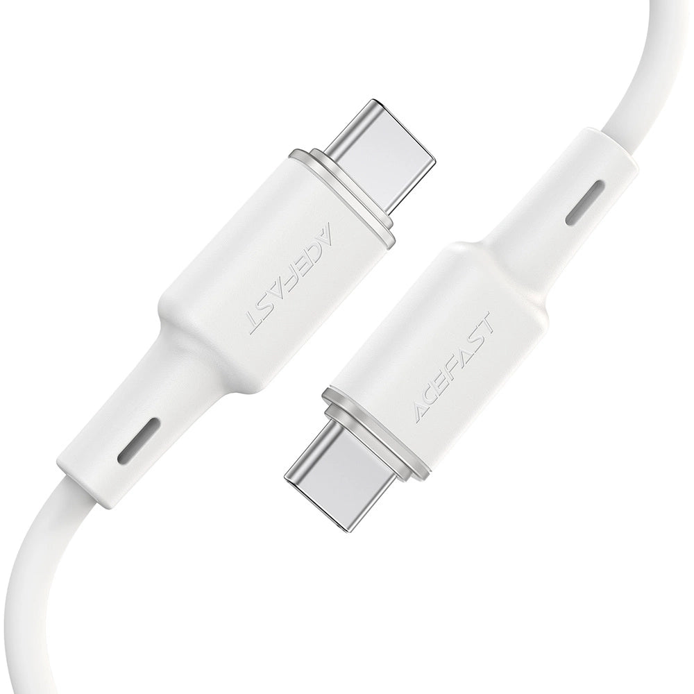 Acefast C2-03-CC USB-C - USB-C PD QC kabel 60W 3A 480Mb/s 1,2m - hvid