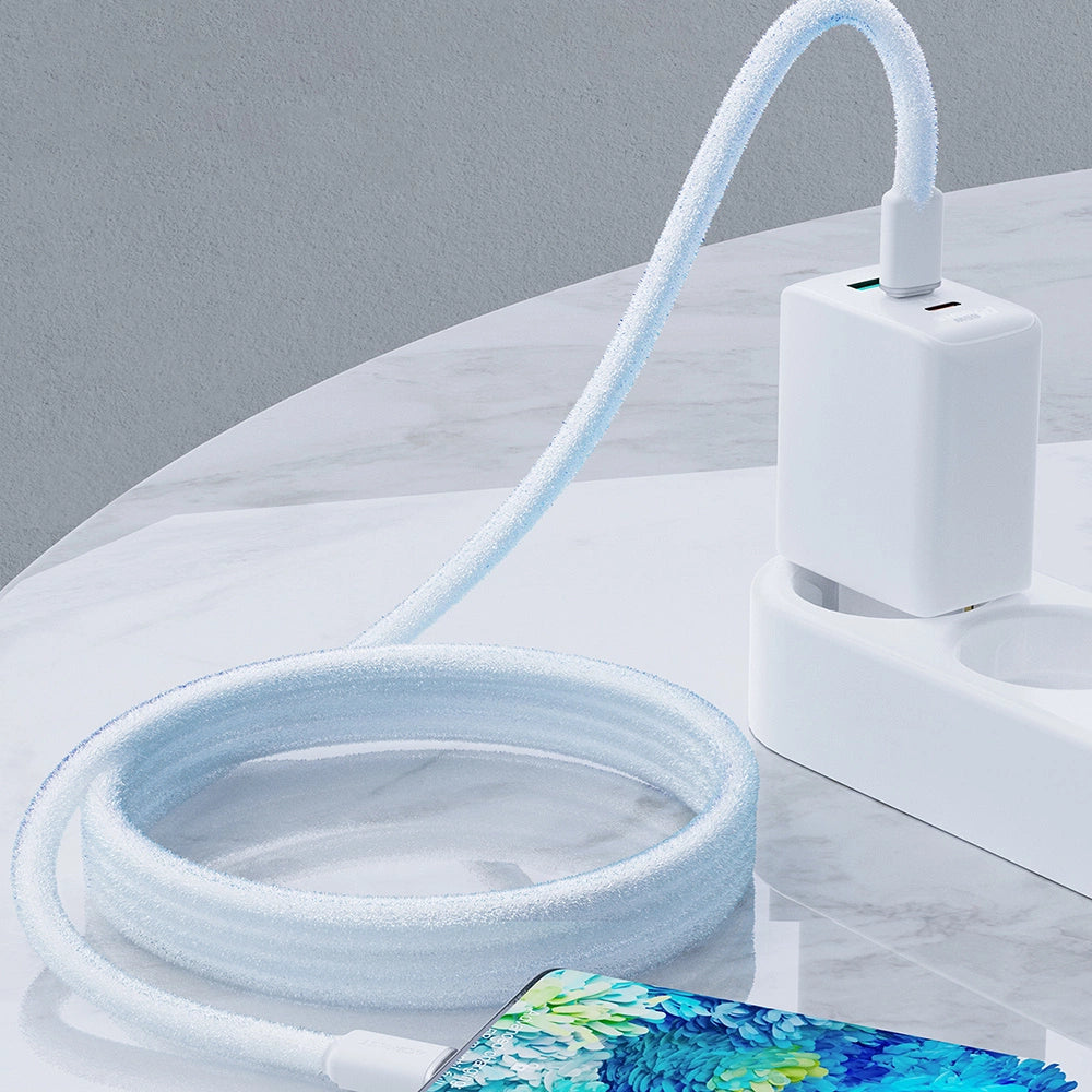 Acefast C2-03-CC USB-C - USB-C PD QC kabel 60W 3A 480Mb/s 1,2m - hvid