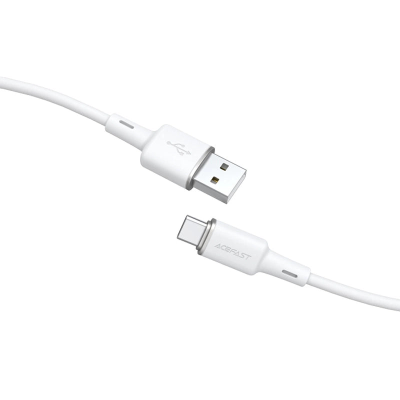 Acefast USB-kabel - USB Type C 1,2 m, 3A hvid (C2-04 hvid)
