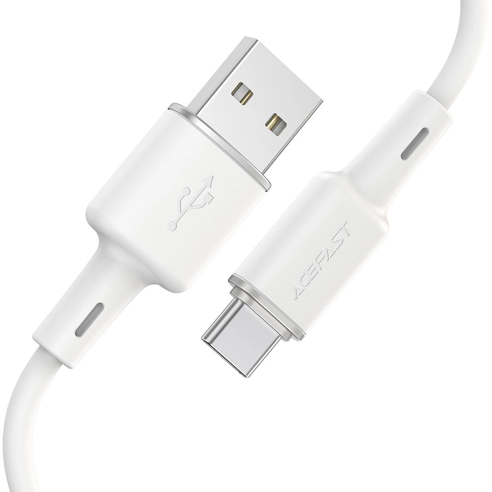 Acefast USB-kabel - USB Type C 1,2 m, 3A hvid (C2-04 hvid)