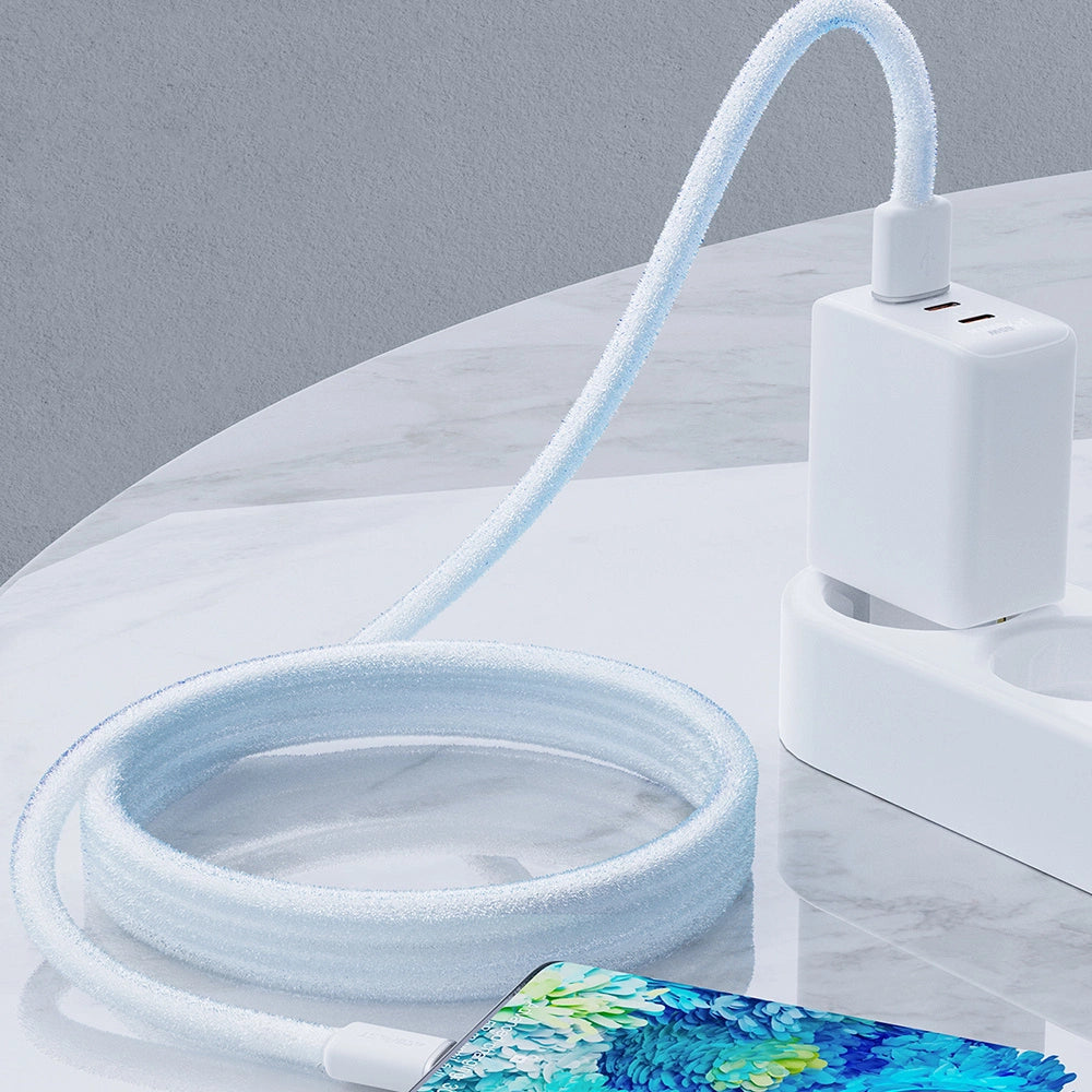 Acefast USB-kabel - USB Type C 1,2 m, 3A hvid (C2-04 hvid)