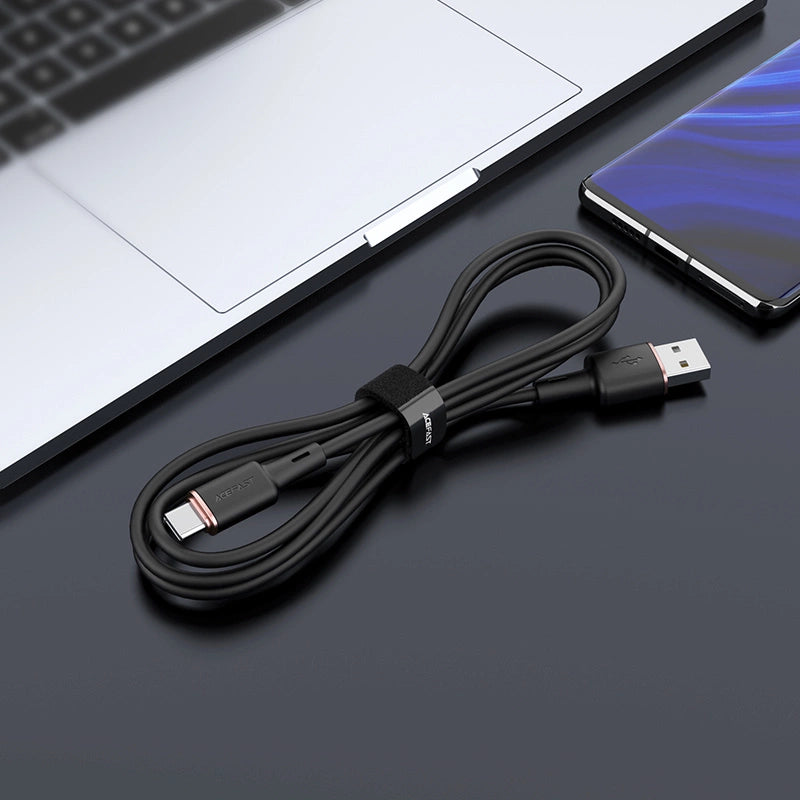 Acefast USB-kabel - USB Type C 1,2 m, 3A hvid (C2-04 hvid)