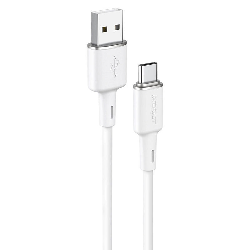 Acefast USB-kabel - USB Type C 1,2 m, 3A hvid (C2-04 hvid)