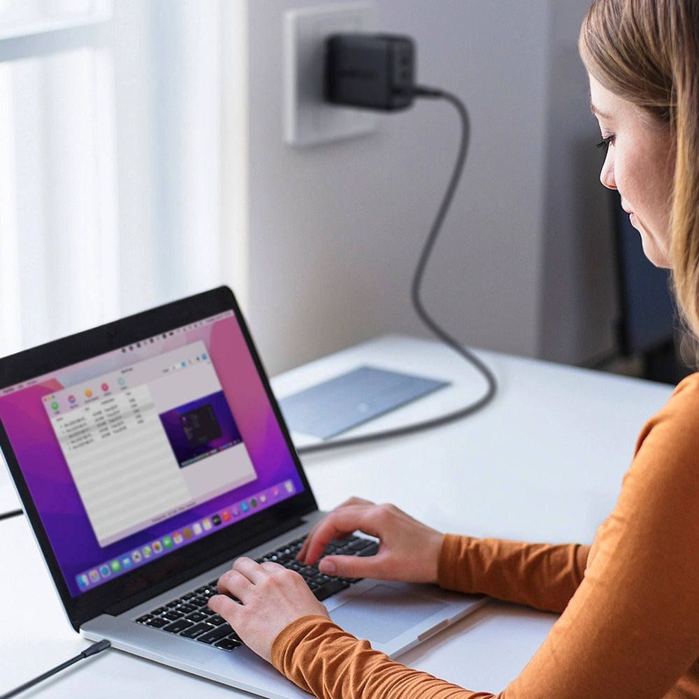 Acefast USB-kabel - USB Type C 1,2 m, 3A hvid (C3-04 hvid)