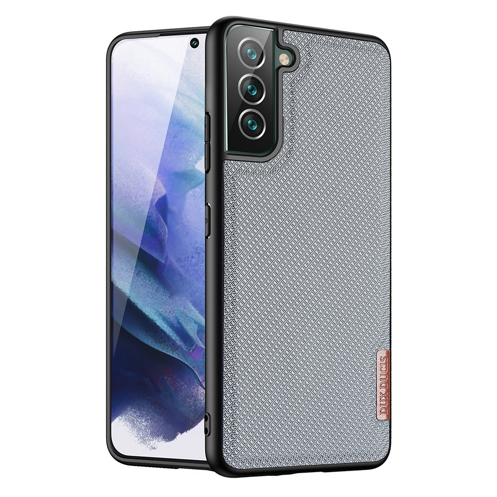 Dux Ducis Fino case er lavet af nylon materiale til Samsung Galaxy S22 + (S22 Plus) blå