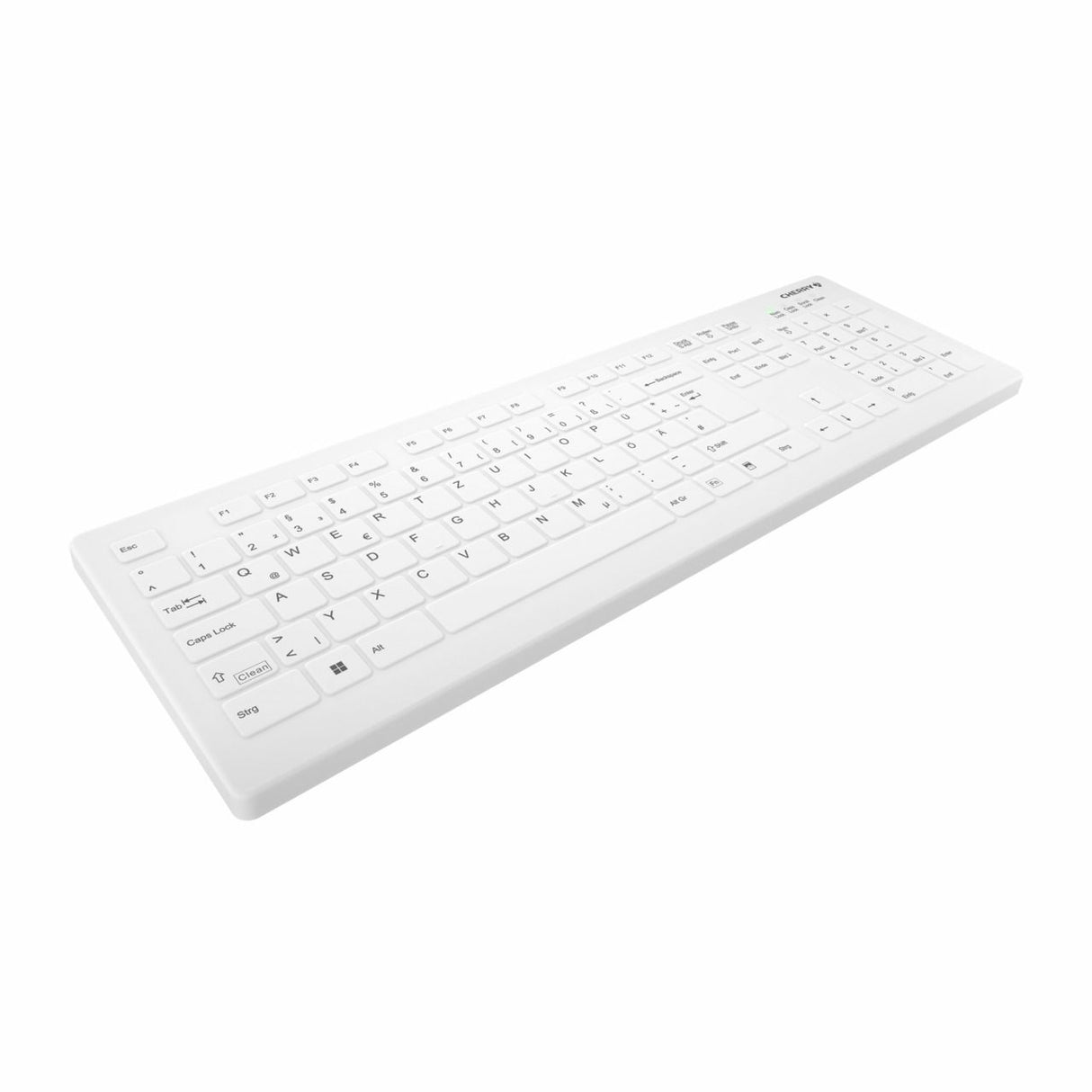 CHERRY AK-C8112 tastatur Medicinsk RF trådløst QWERTY Nordisk Hvid