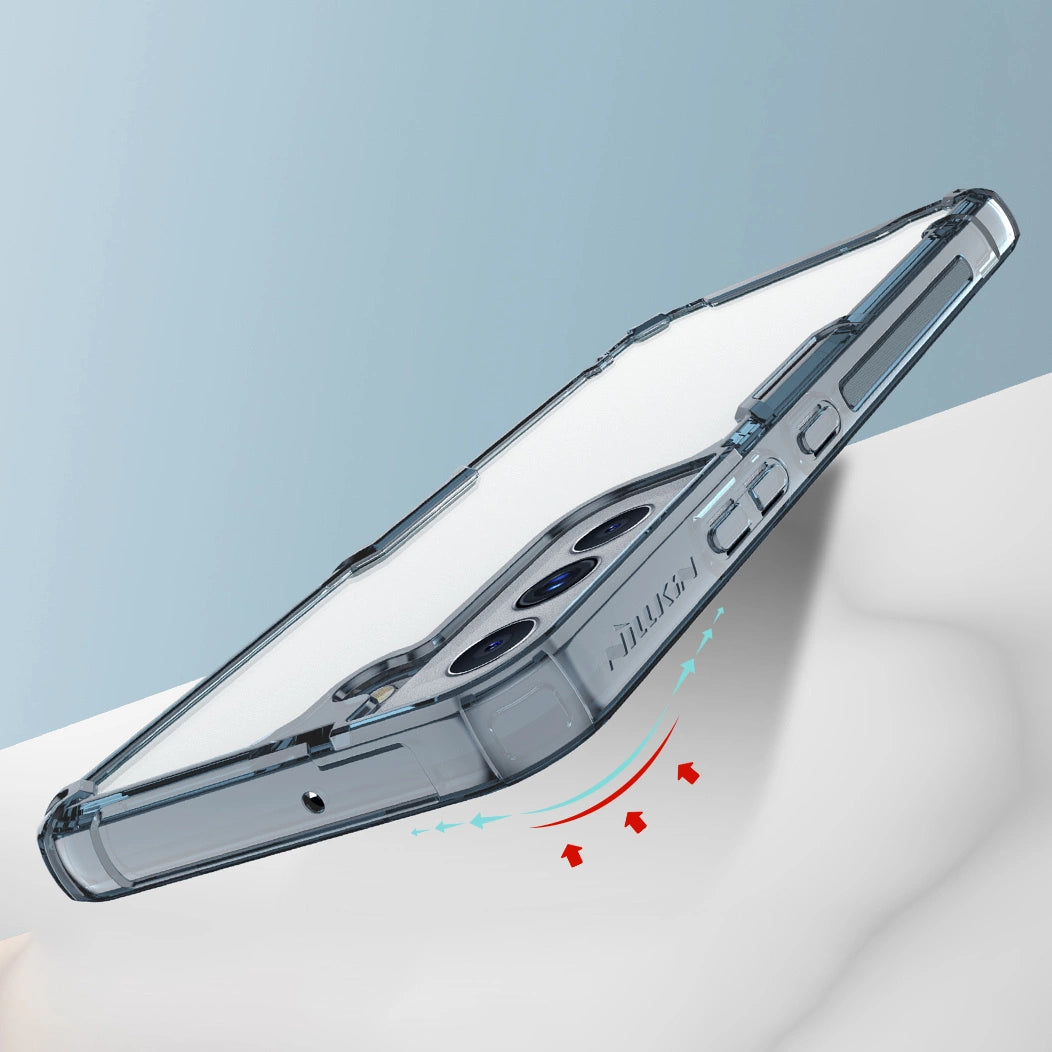 Nillkin Nature Pro sag til Samsung Galaxy S22 + (S22 Plus) pansret cover gennemsigtigt cover