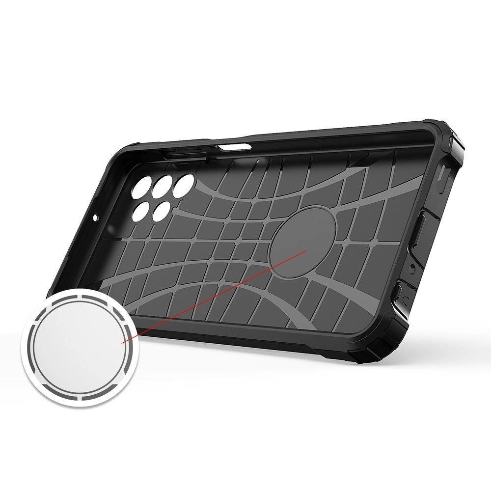 Hybrid Armor Case Tough Rugged Cover til Samsung Galaxy A73 sort