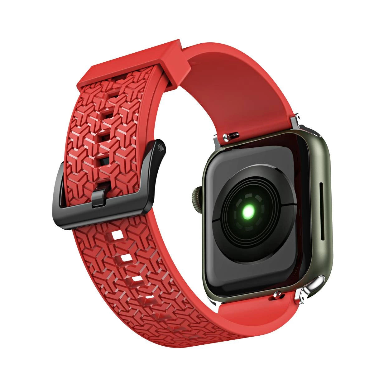 Watch Strap Y Watchband Armbånd til Apple Watch 42 / 44 / 45 mm - Rød