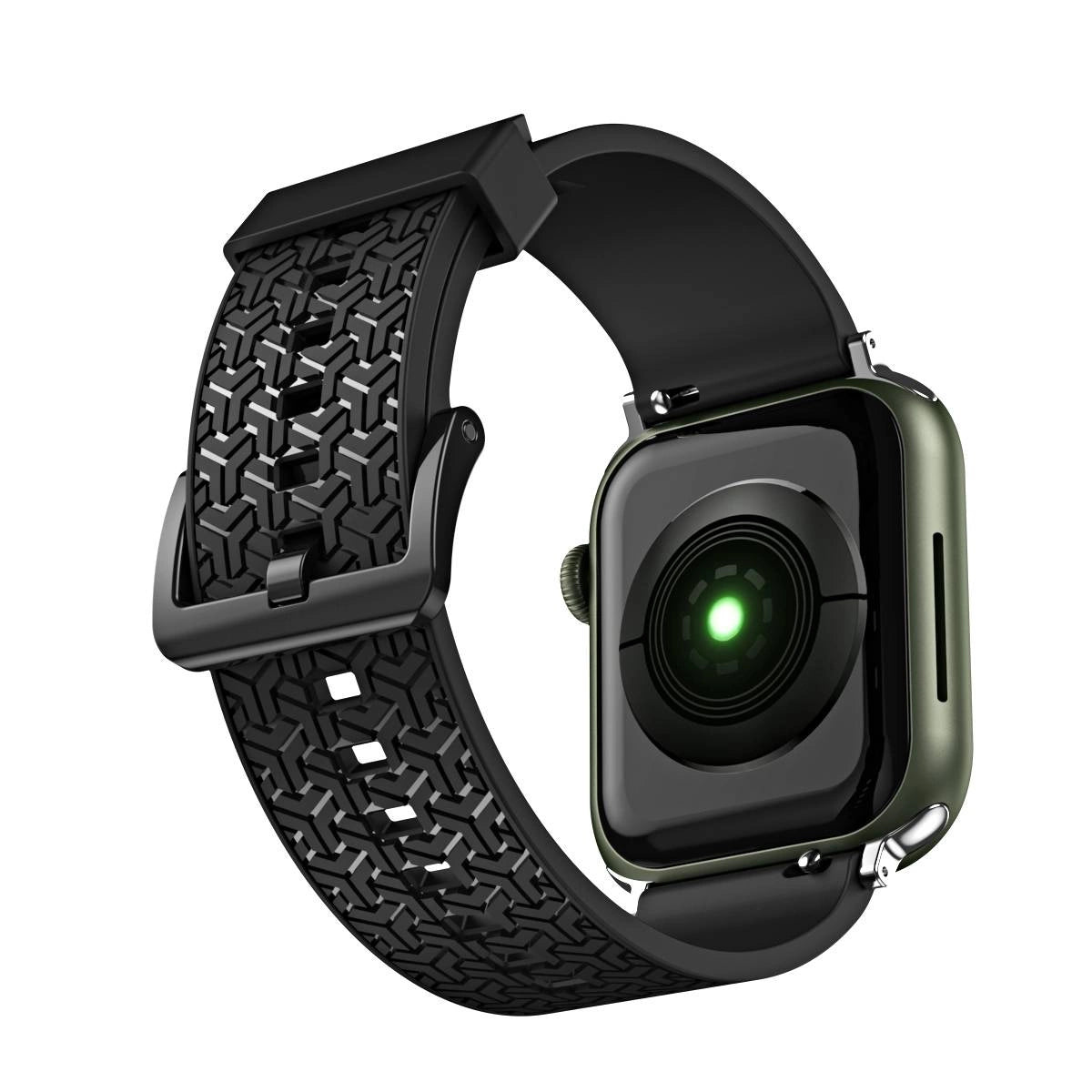 Watch Strap Y Watchband Armbånd til Apple Watch 42 / 44 / 45 mm - sort