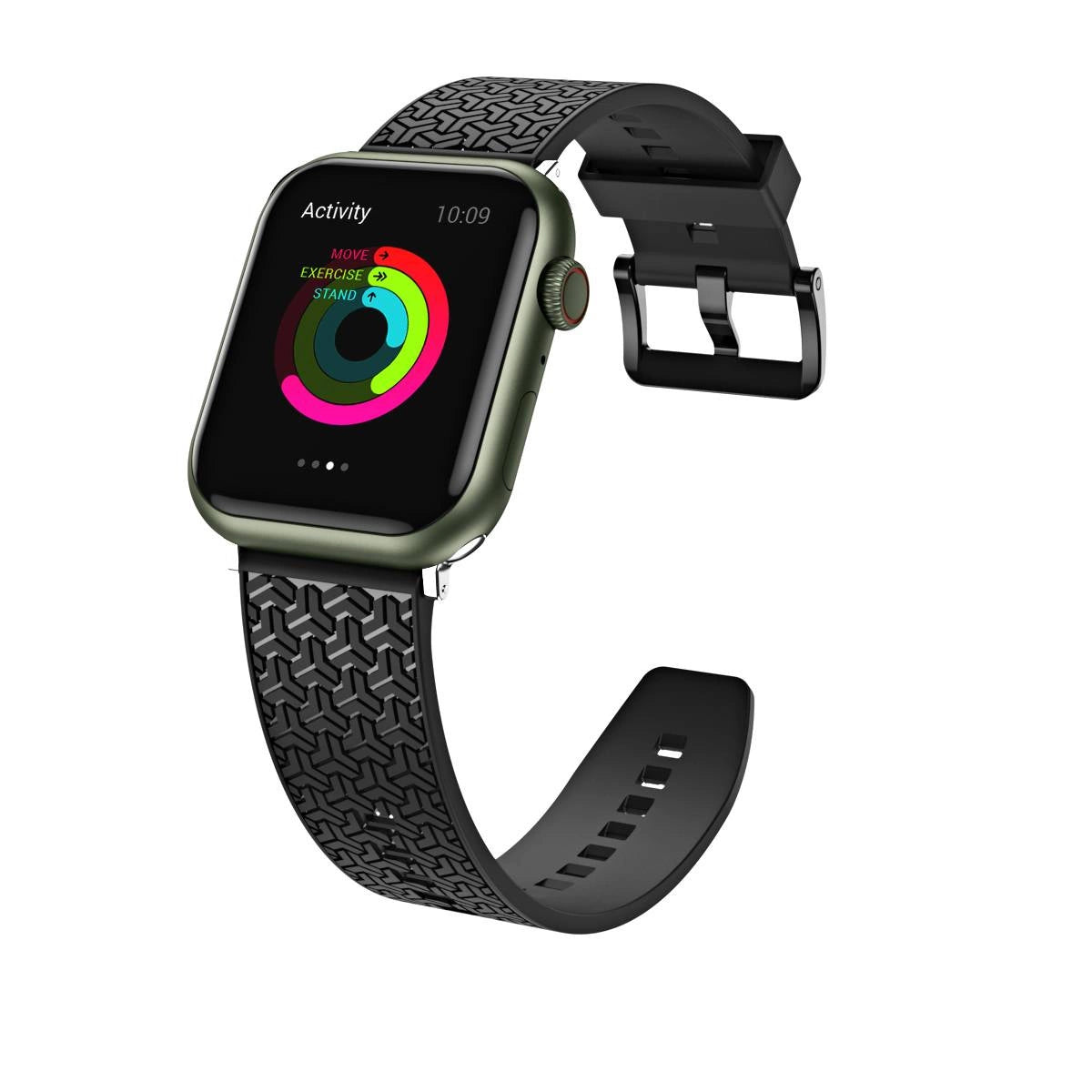 Watch Strap Y Watchband Armbånd til Apple Watch 42 / 44 / 45 mm - sort