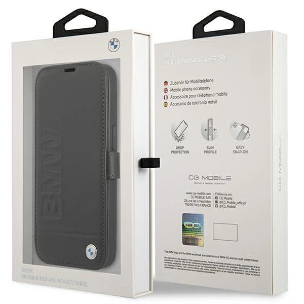 Etui BMW BMFLBKP13SSLLBK iPhone 13 mini 5,4" sort/sort bog Signatur