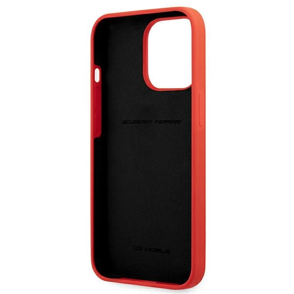 Ferrari FESSIHCP13XRE iPhone 13 Pro Max 6.7" rød/rød hardcase Silikon