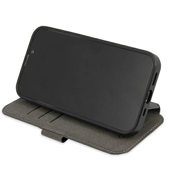 Guess GUBKP13S4GDGR iPhone 13 mini 5.4" grå/grå bog 4G Stripe