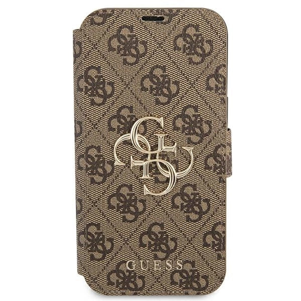 Guess GUBKP13X4GMGBR iPhone 13 Pro Max 6.7" brun/brun bog 4G Big Metal Logo