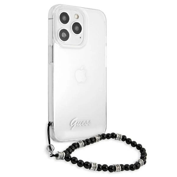 Guess GUHCP13XKPSBK iPhone 13 Pro Max 6.7" Gennemsigtig hardcase Black Pearl