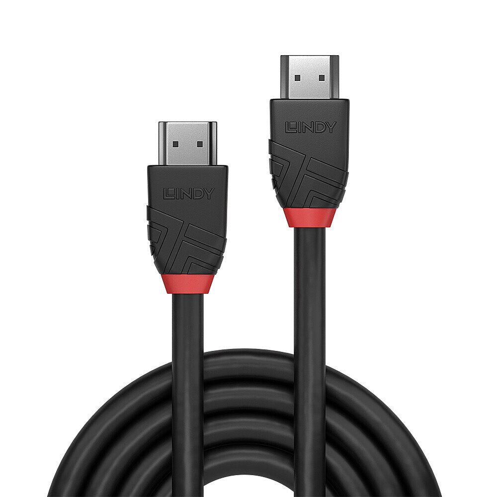 Lindy 36774 HDMI-kabel 5 m HDMI Type A (Standard) 3 x HDMI Type A (Standard) Sort