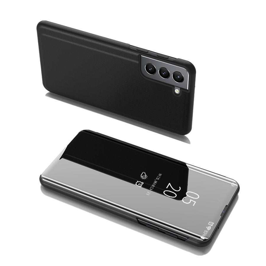 Clear View Case flip cover til Samsung Galaxy S22 + (S22 Plus) sort