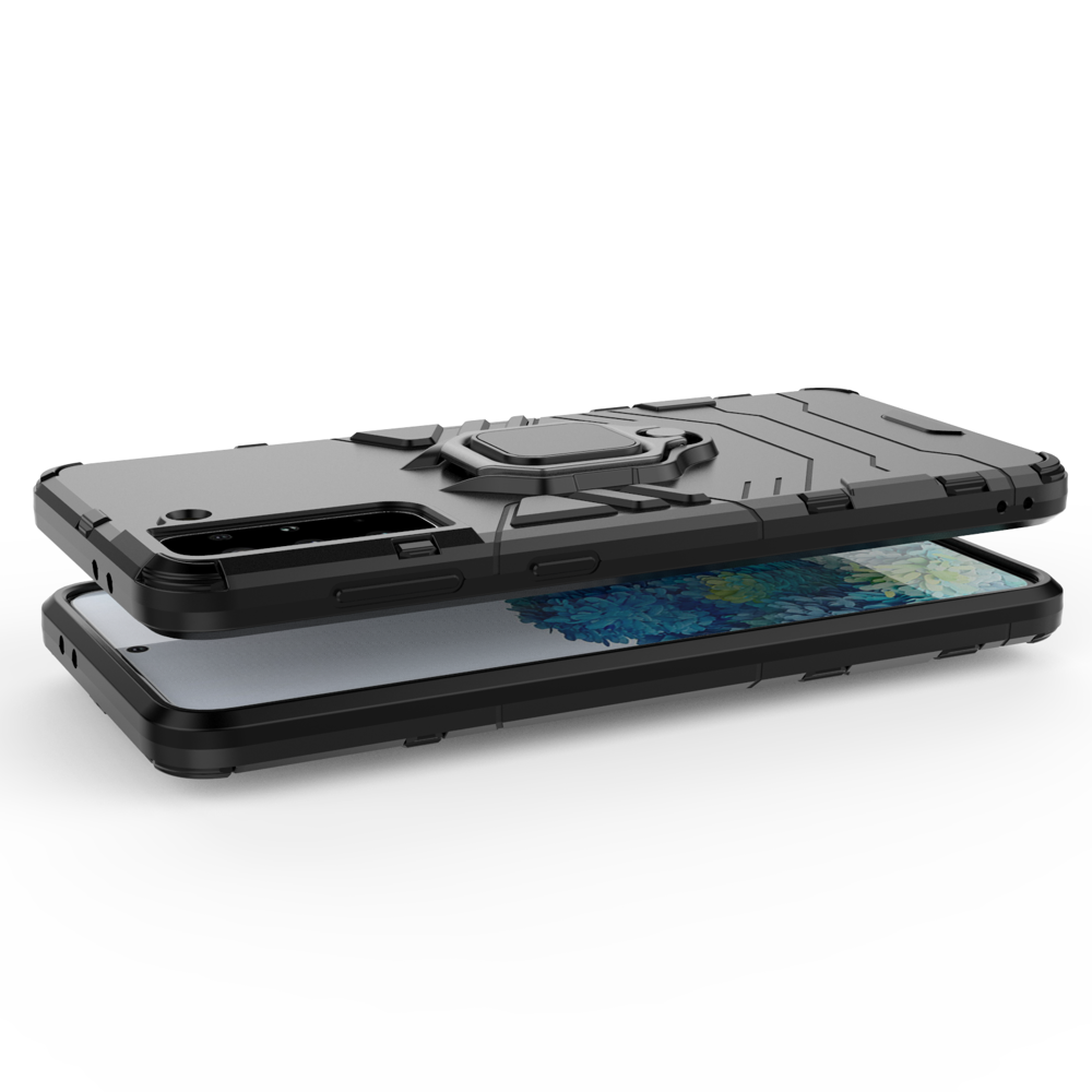 Ring Armor robust hybrid cover + magnetisk holder til Samsung Galaxy S22 + (S22 Plus) sort