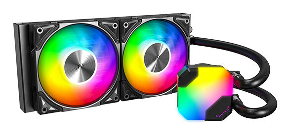 Montech HyperFlow ARGB 240 Processor Alt-i-en væskekøler 12 cm Sort 1 stk