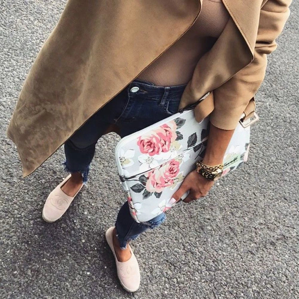 Canvaslife Aktetaske Laptop Bag 15-16 - Navy Blue/Pink