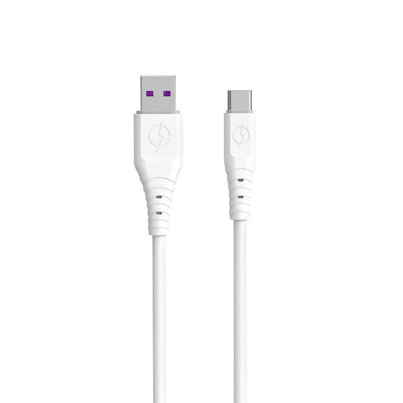 Dudao-kabel USB - USB type C 6A-kabel 1 m hvid (TGL3T)