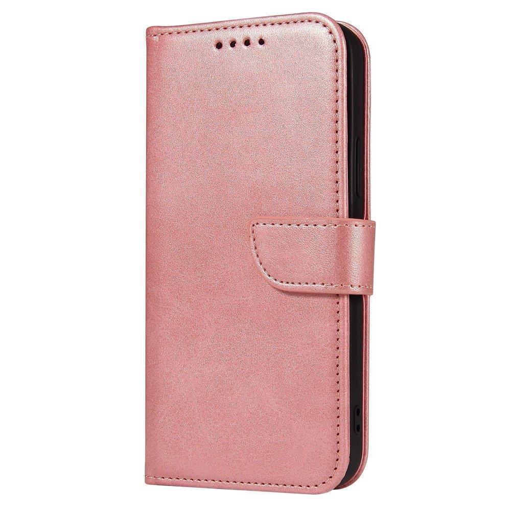 Magnet Case elegant forside med flap og standfunktion til Samsung Galaxy A73 pink