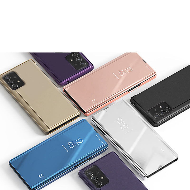 Clear View Case flip cover til Samsung Galaxy A73 blå