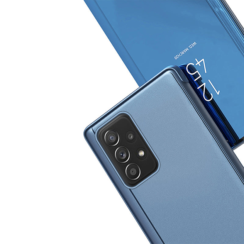 Clear View Case flip cover til Samsung Galaxy A73 blå