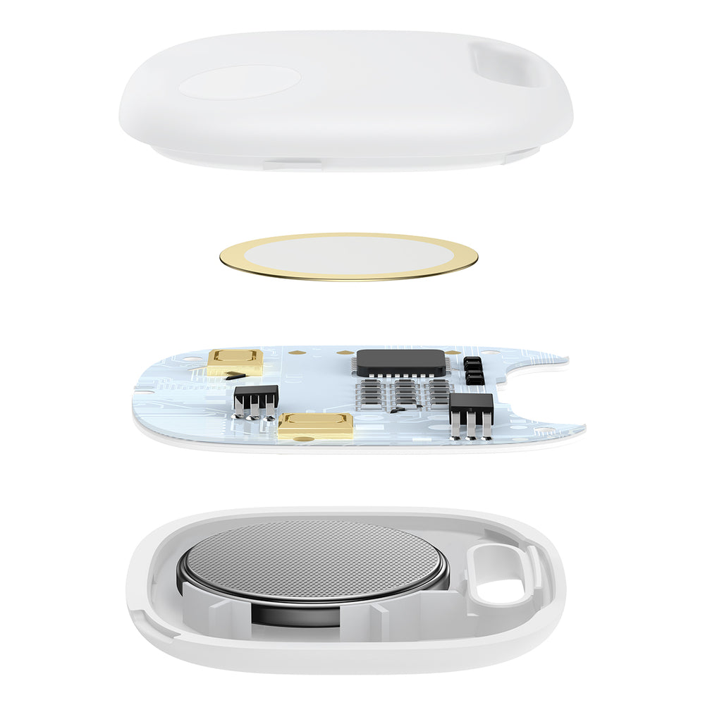 Baseus T2 Pro smart GPS tracker til børns håndtaske nøgler hvid (FMTP000002)