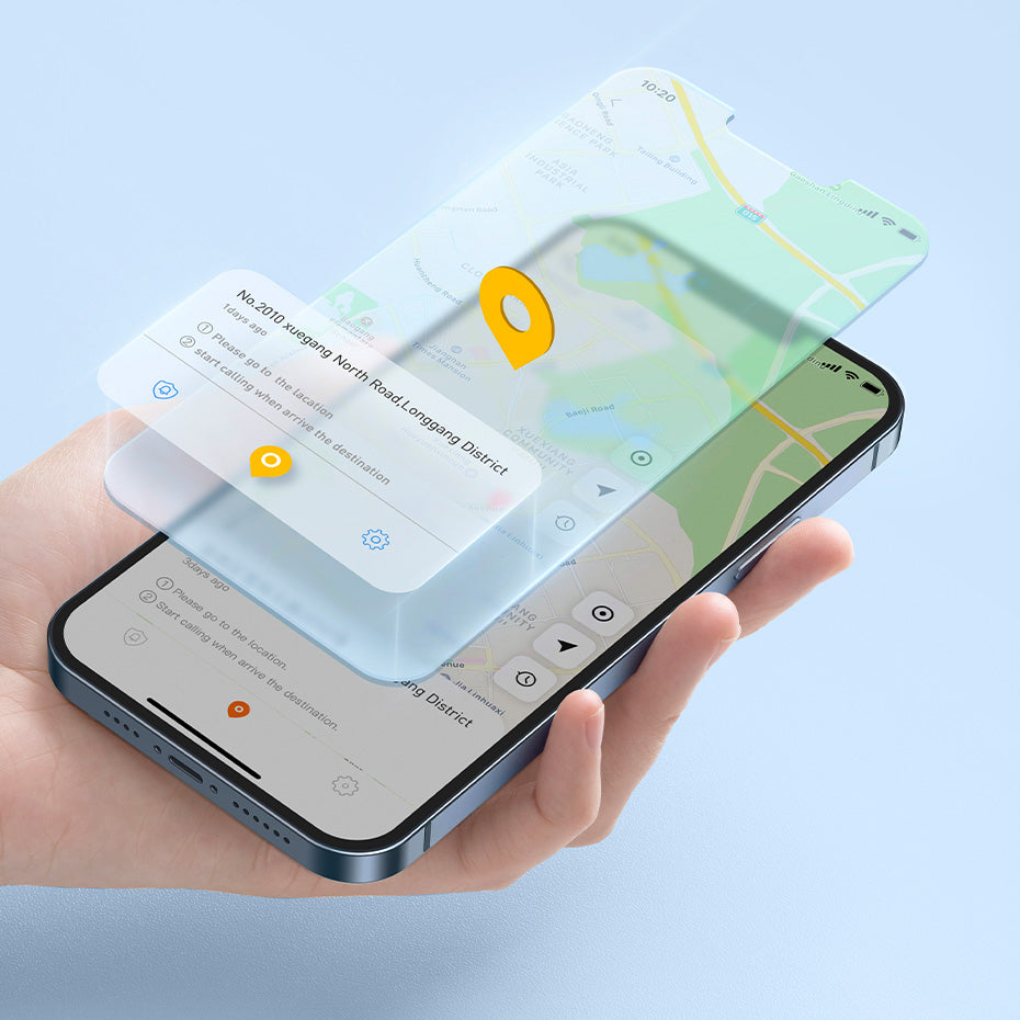 Baseus T2 Pro smart GPS tracker til børns håndtaske nøgler hvid (FMTP000002)