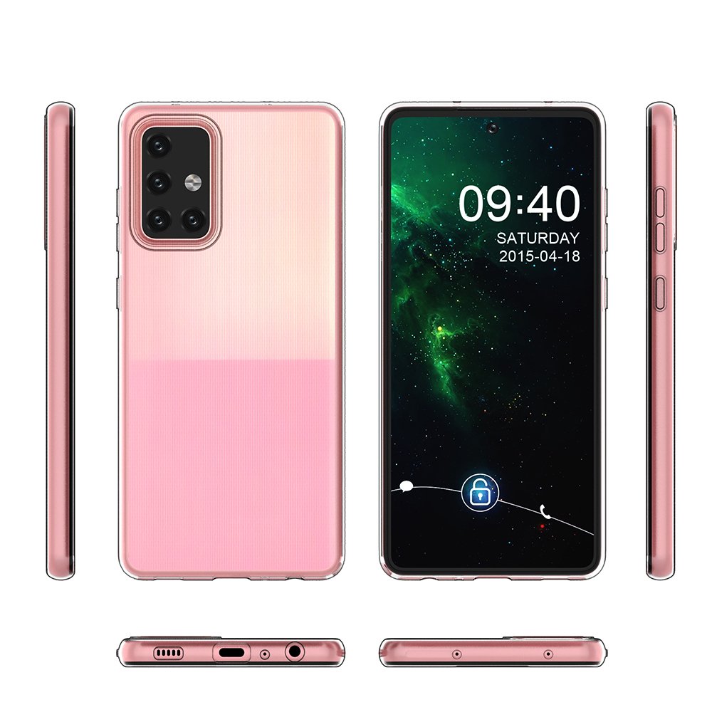 Gelkasse til Ultra Clear 0,5 mm Samsung Galaxy A73 gennemsigtig
