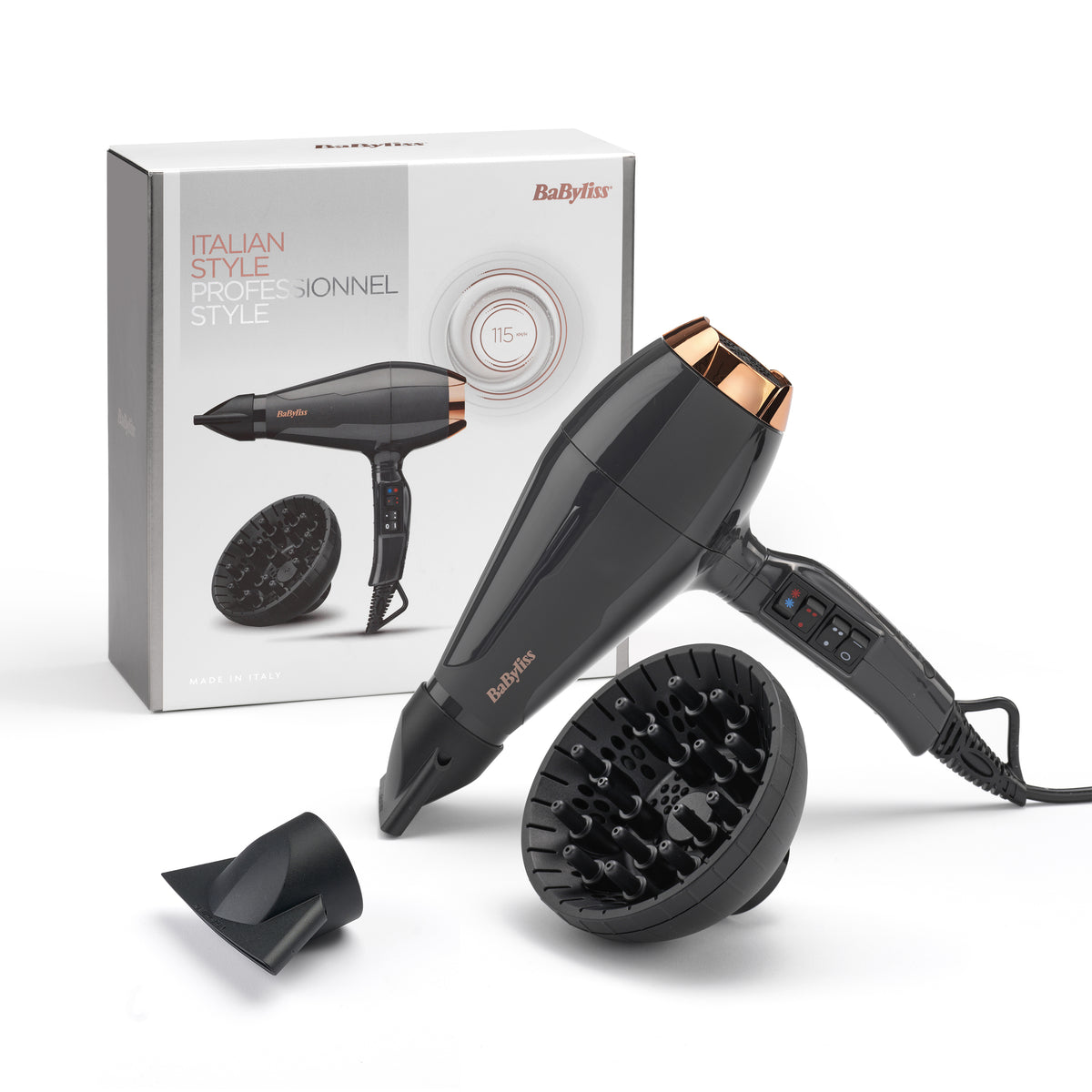 BaByliss 6719DE Hårtørrer Sort