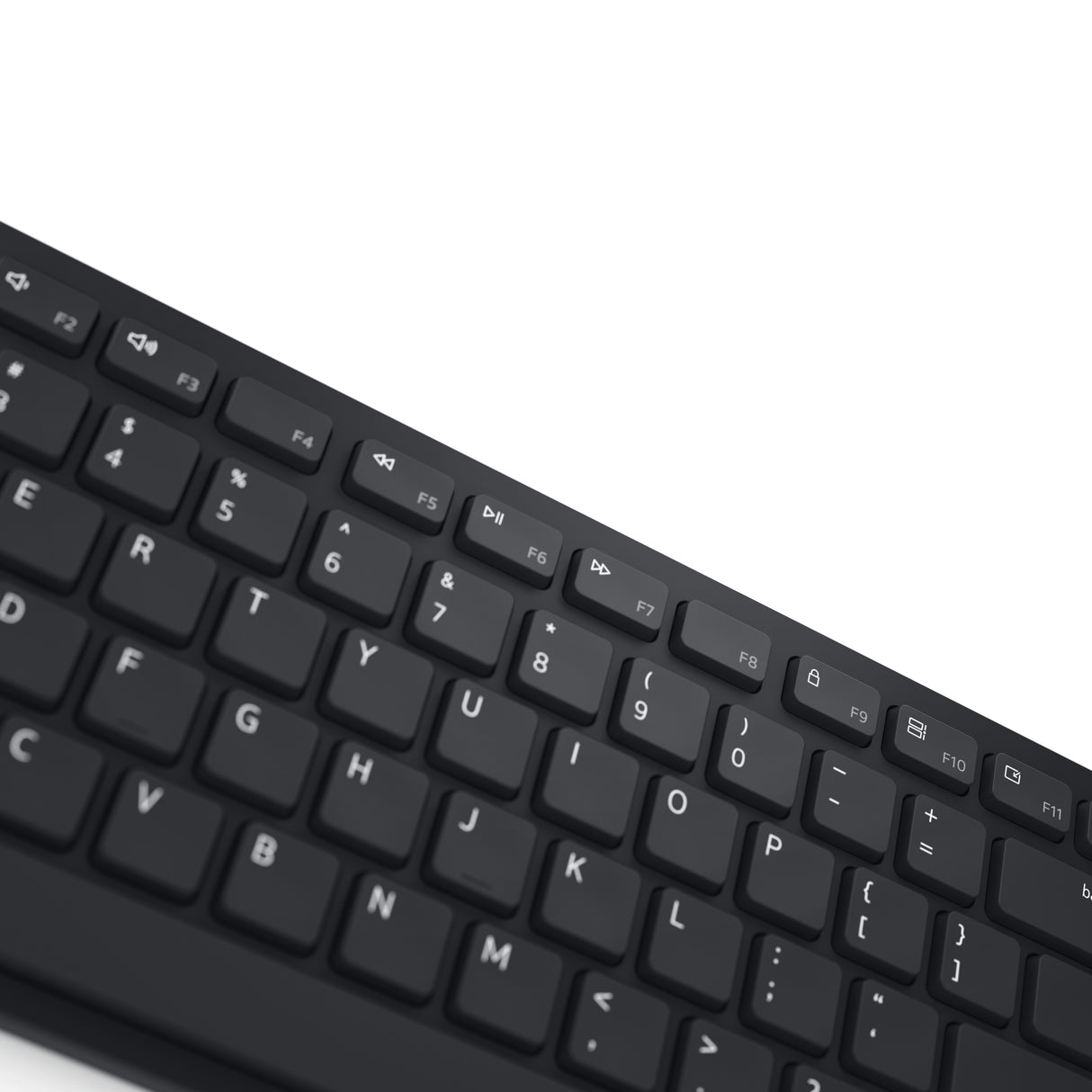 DELL KM5221W tastatur Mus inkluderet Kontor RF trådløst QWERTY Nordisk Sort