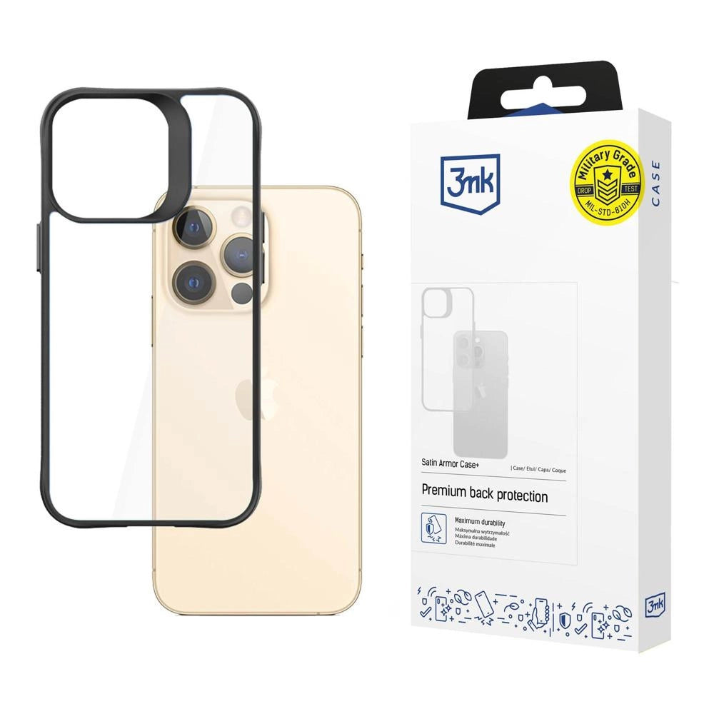 3mk Satin Armor Case+ iPhone 13 Pro Max Series - sort