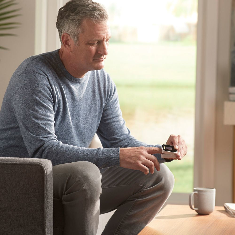 Braun YK-81CEU pulsoximeter Sort, Rustfrit stål