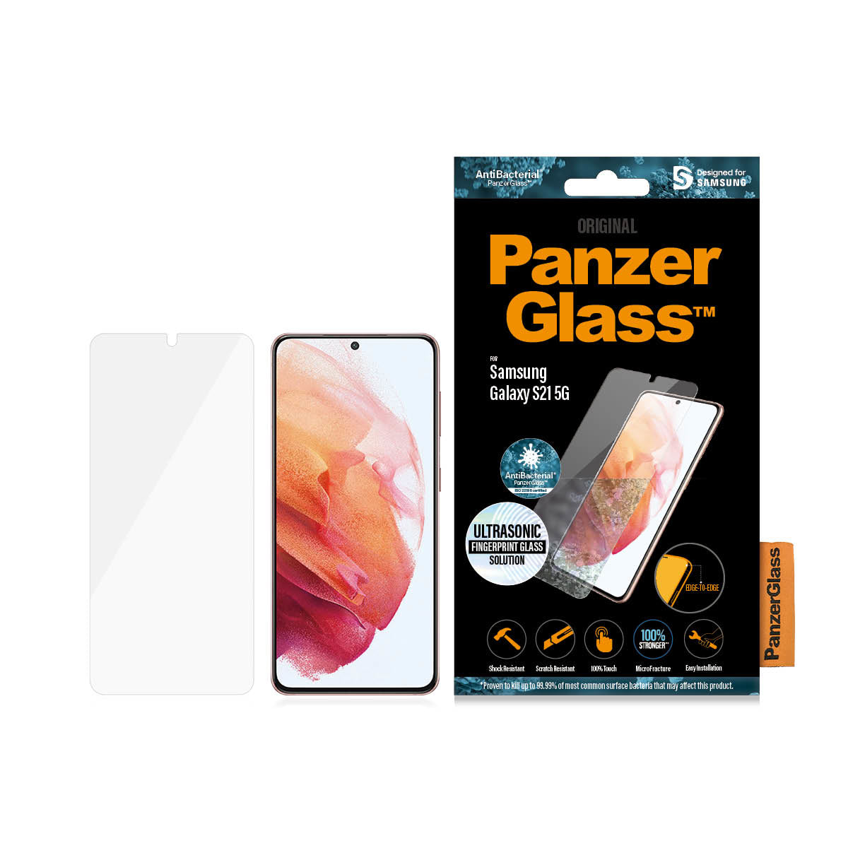 PanzerGlass ® Skærmbeskyttelse Samsung Galaxy S21 5G