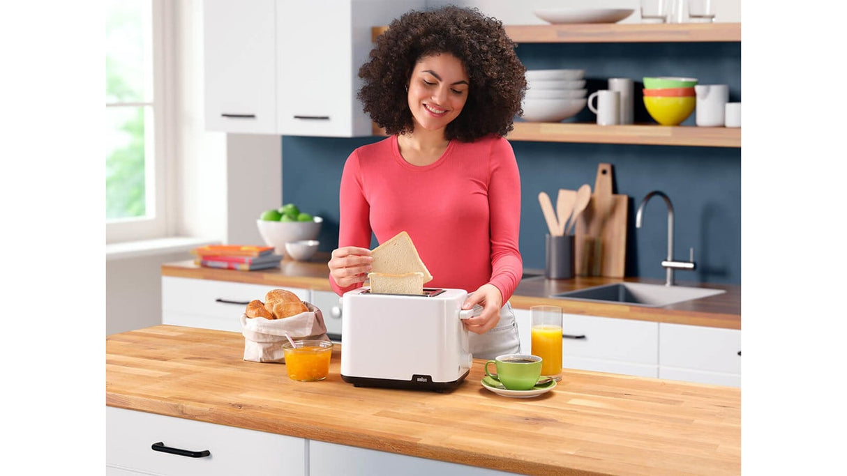 Braun HT 1010 brødrister hvid