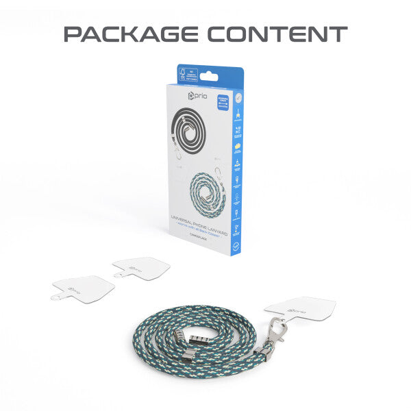 prio Universal Telefonsnor 0,7m camouflage